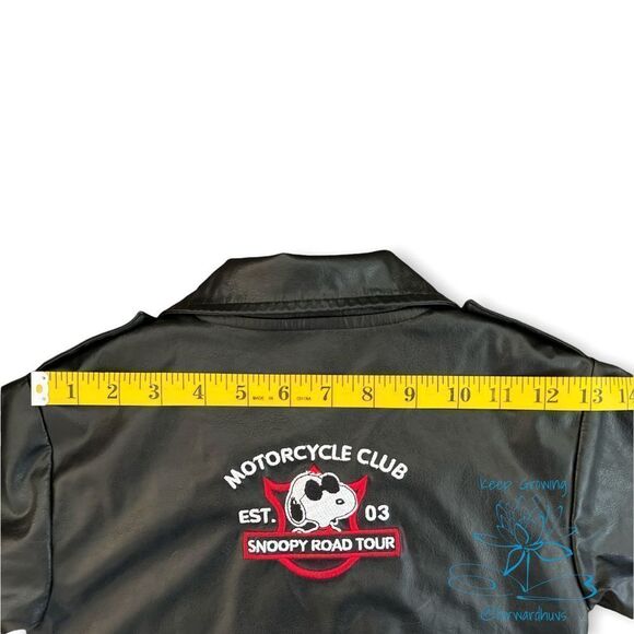 Peanuts Snoopy Motorcycle Style Jacket 4T - Picture 9 of 12